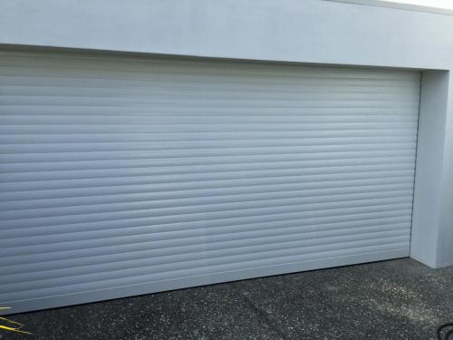 outside of roller shutter